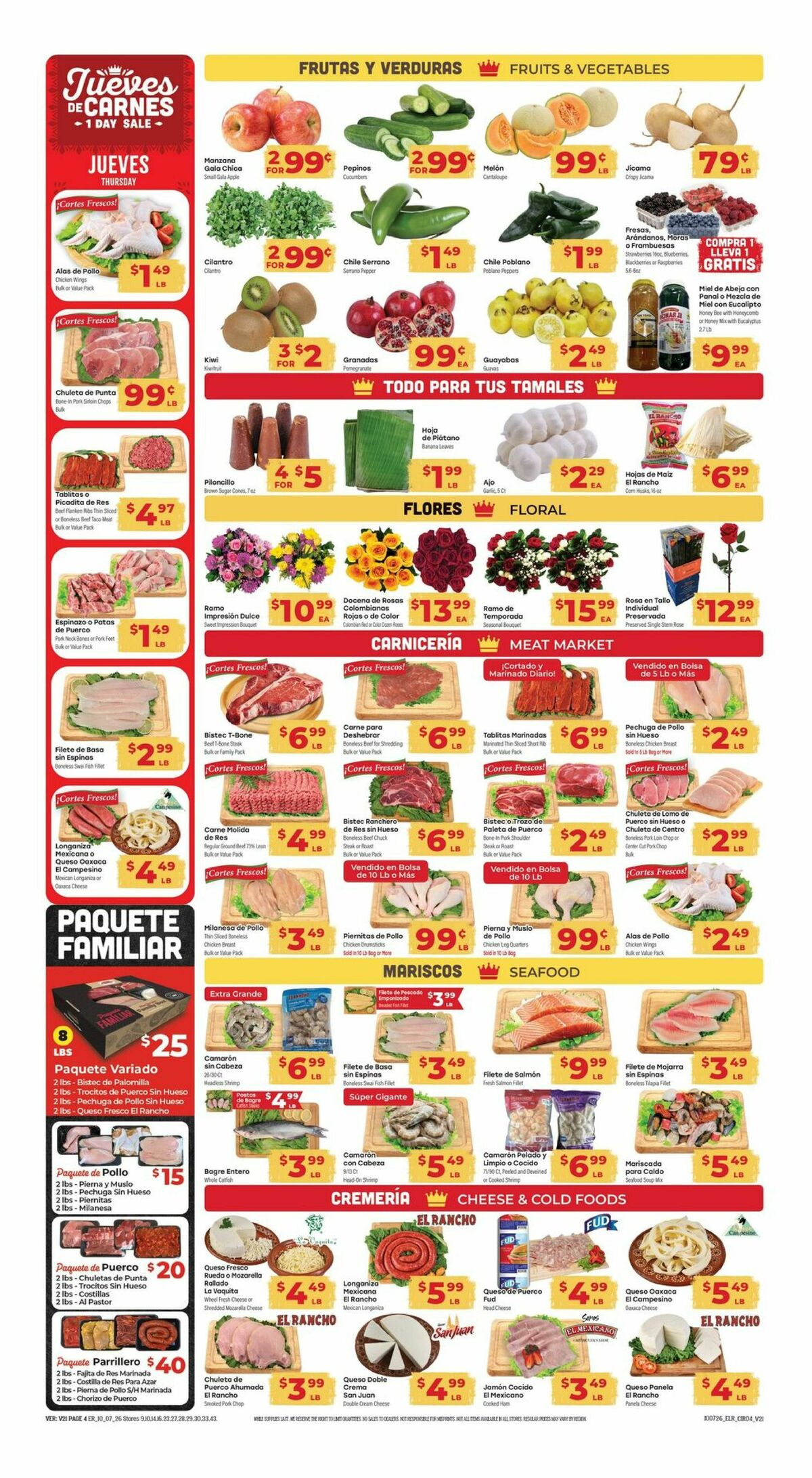 El Rancho Weekly Ad from October 7