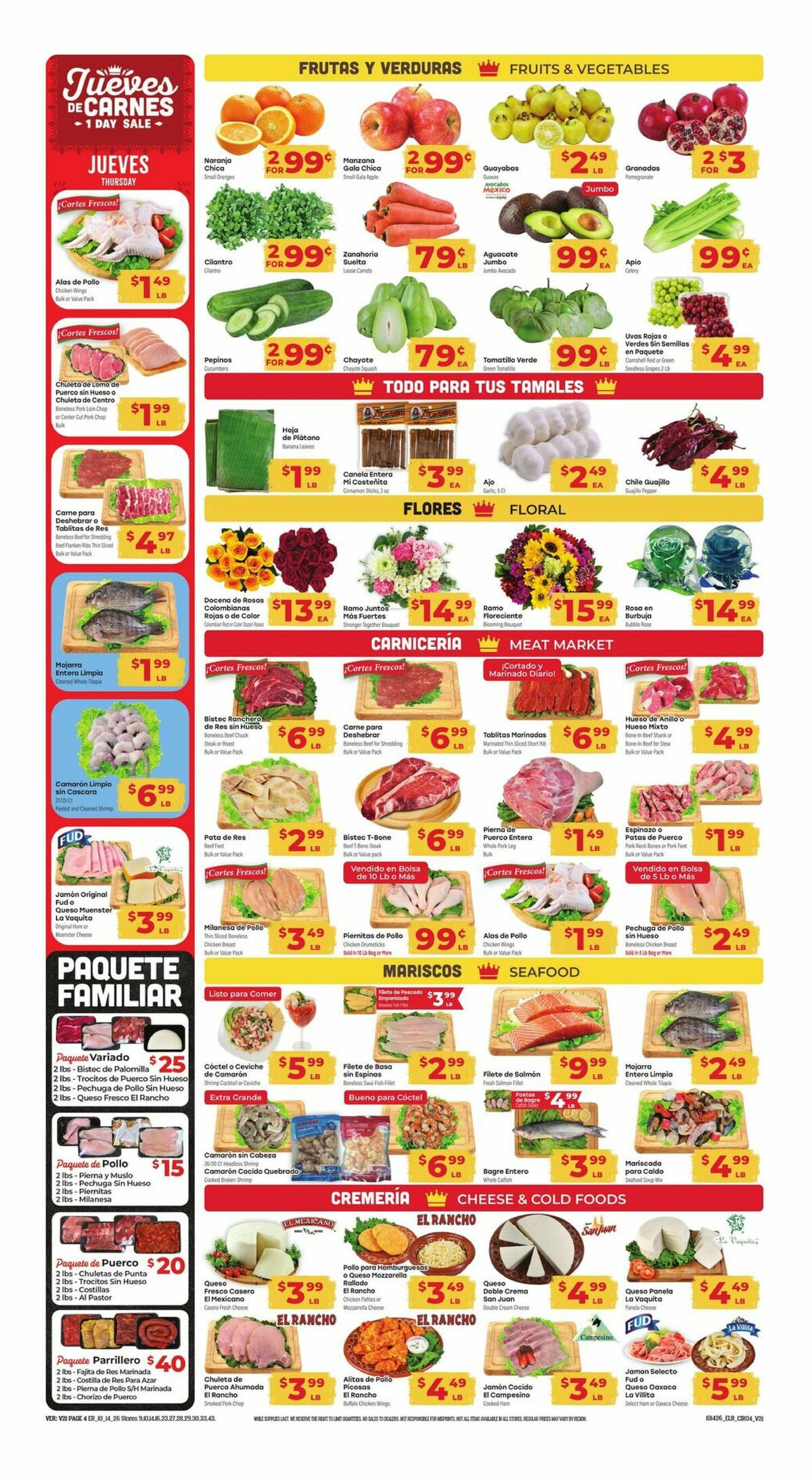El Rancho Weekly Ad from October 14