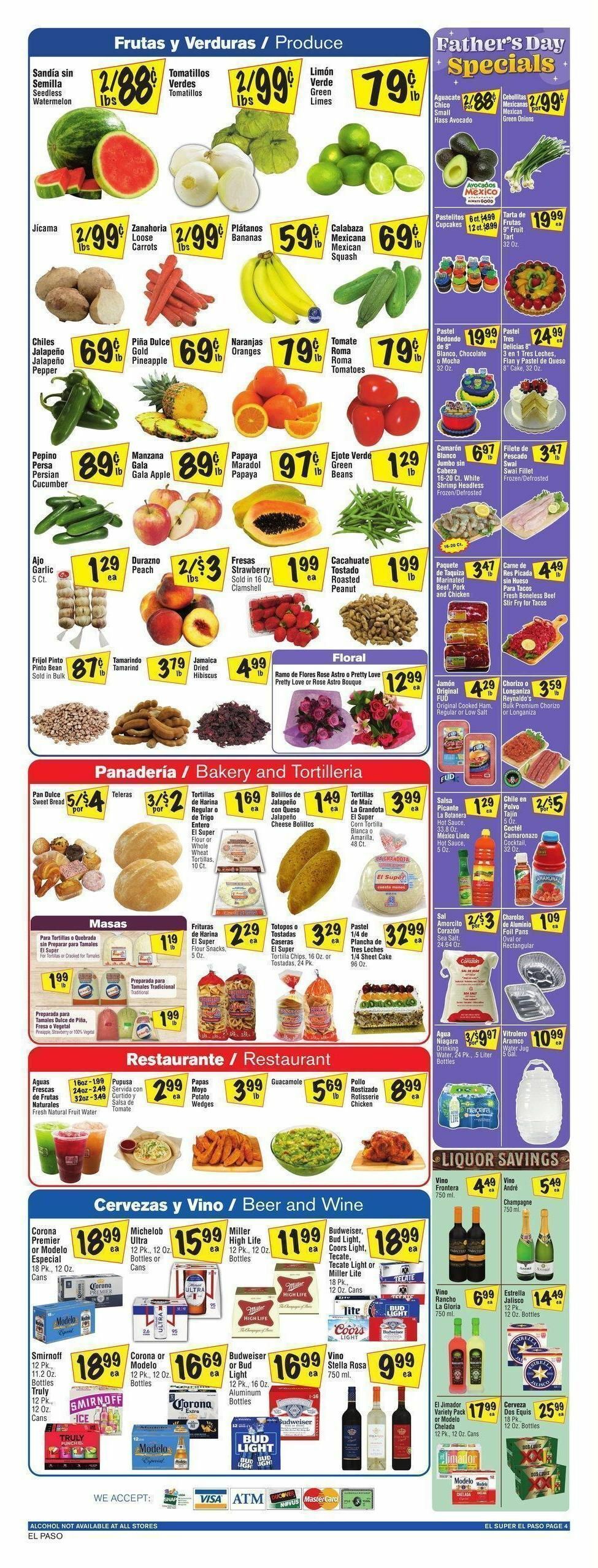 El Super Markets Weekly Ad from June 14