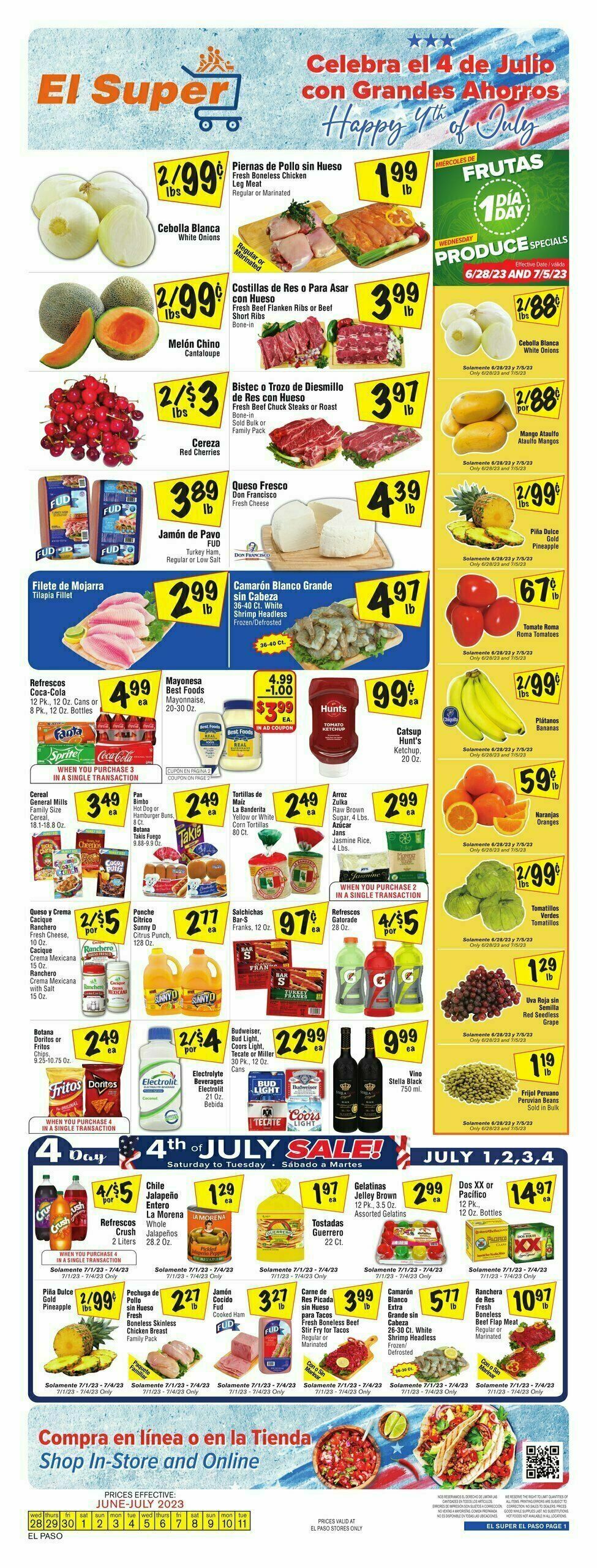 El Super Markets Weekly Ad from July 5