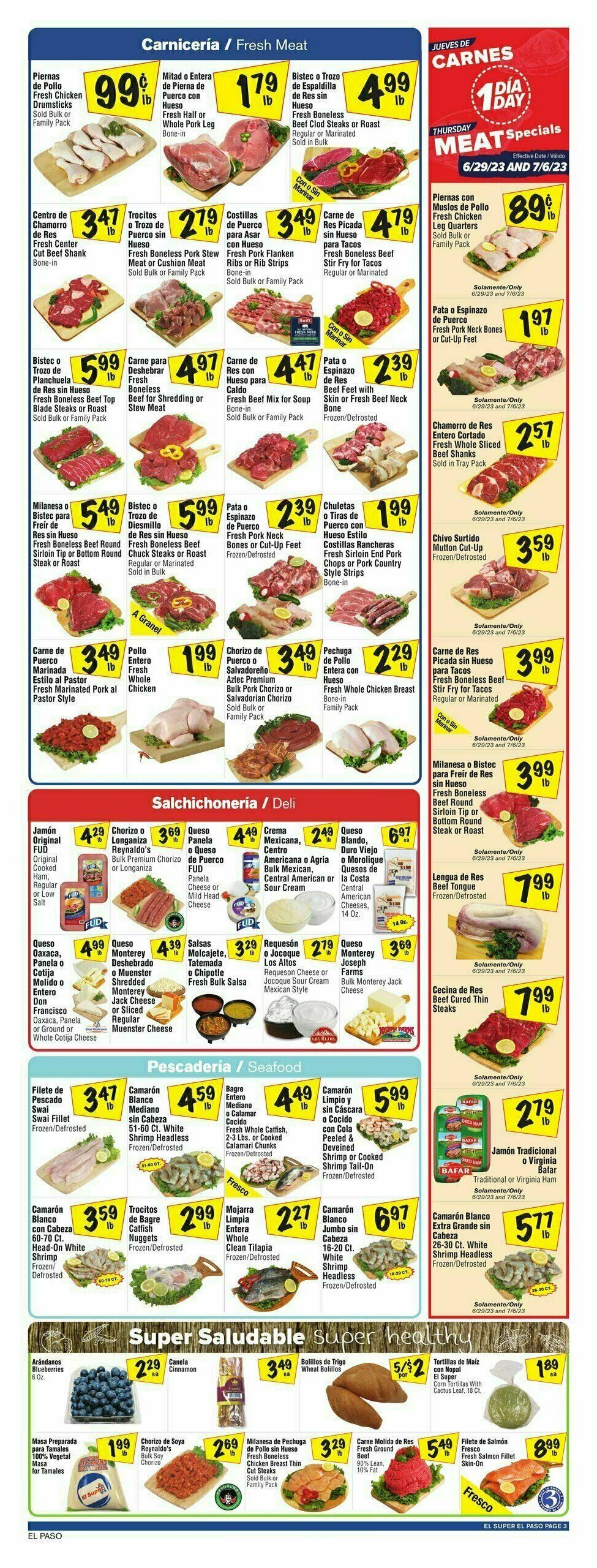 El Super Markets Weekly Ad from July 5