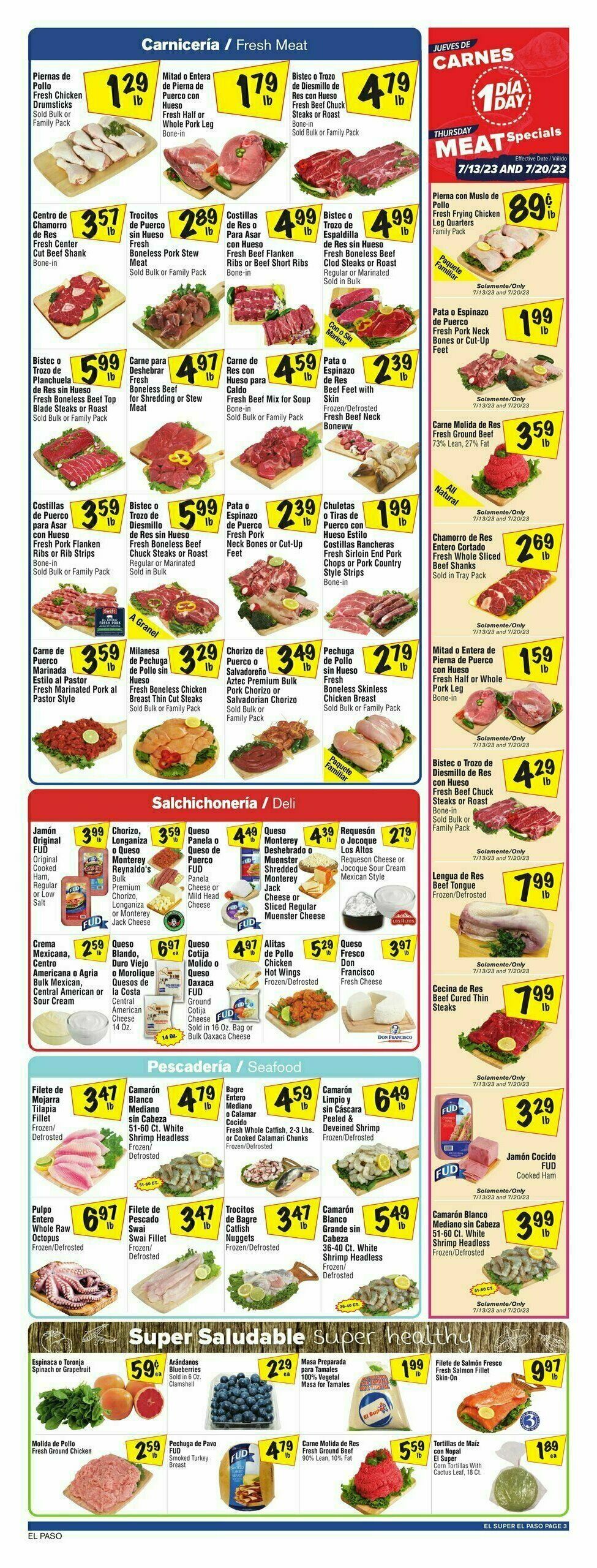 El Super Markets Weekly Ad from July 19