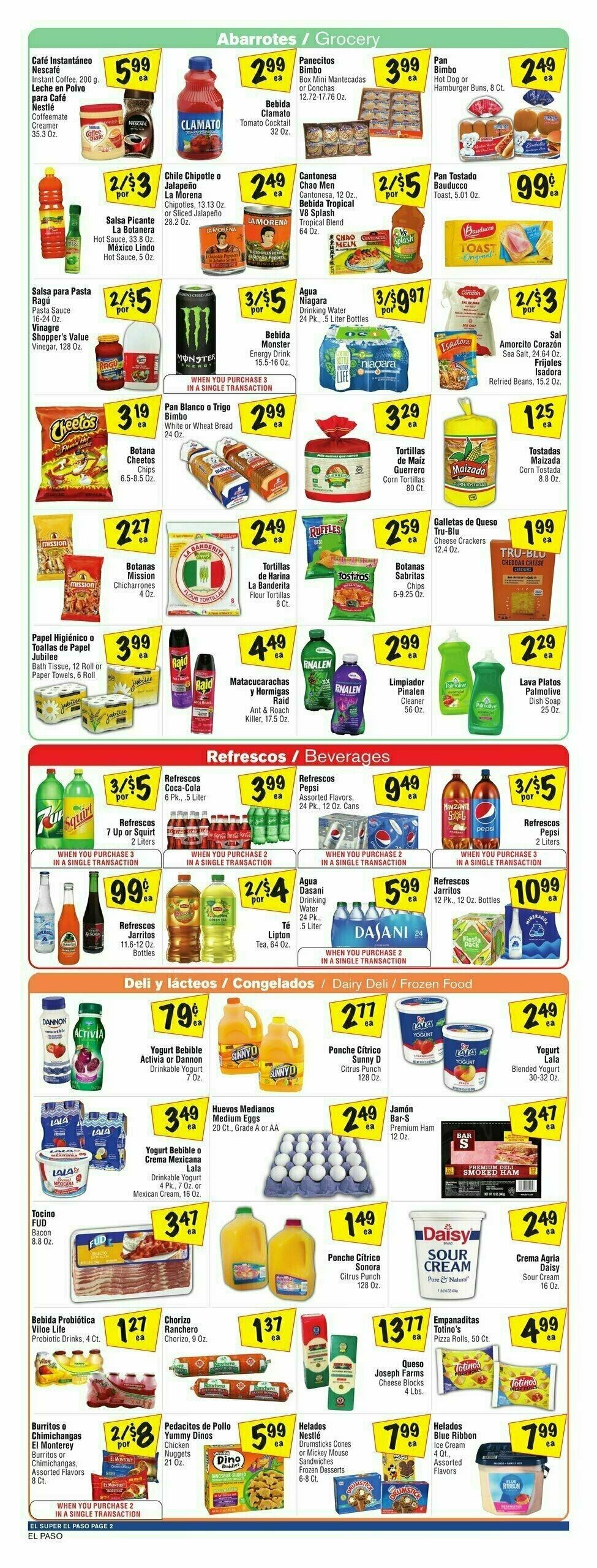 El Super Markets Weekly Ad from August 2
