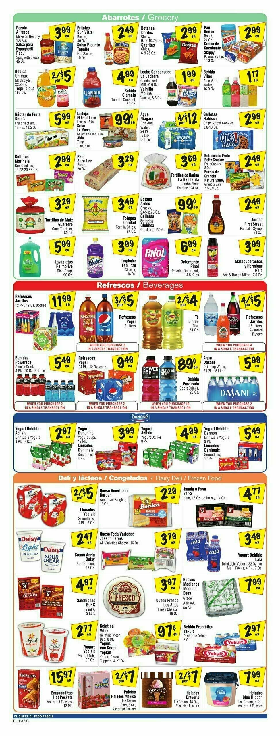 El Super Markets Weekly Ad from September 13