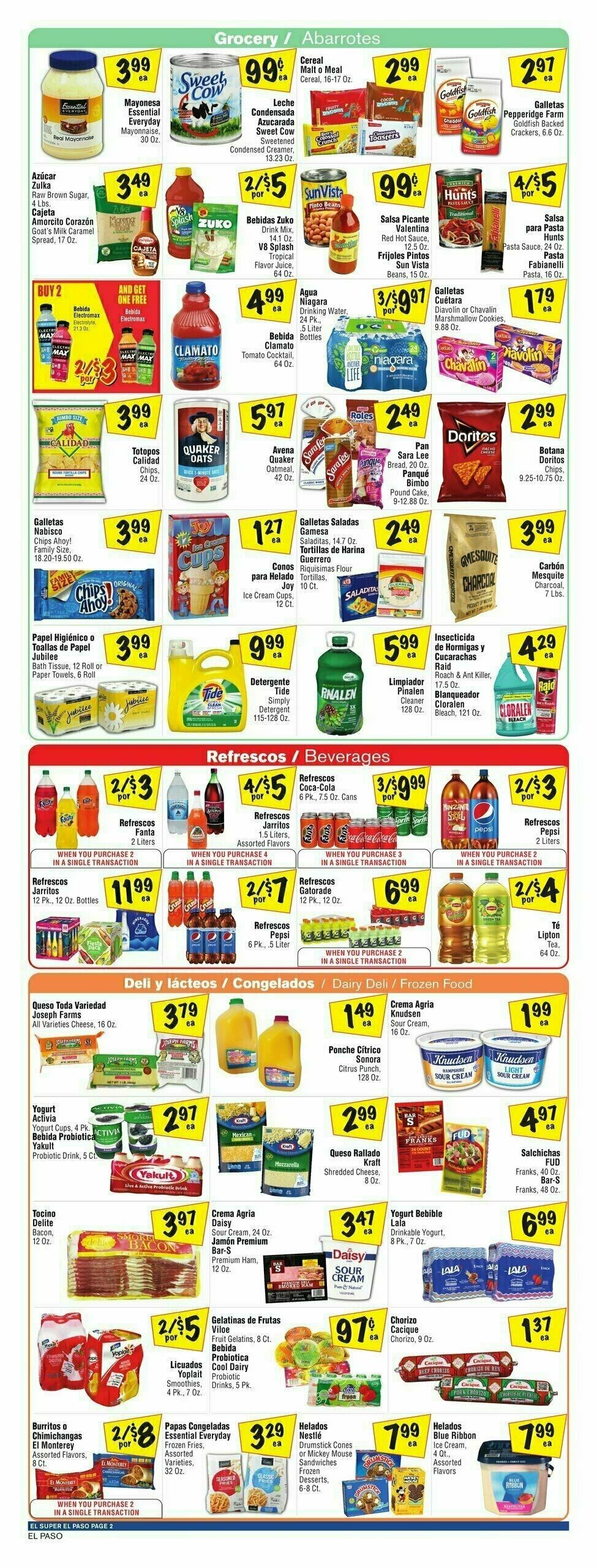 El Super Markets Weekly Ad from September 27