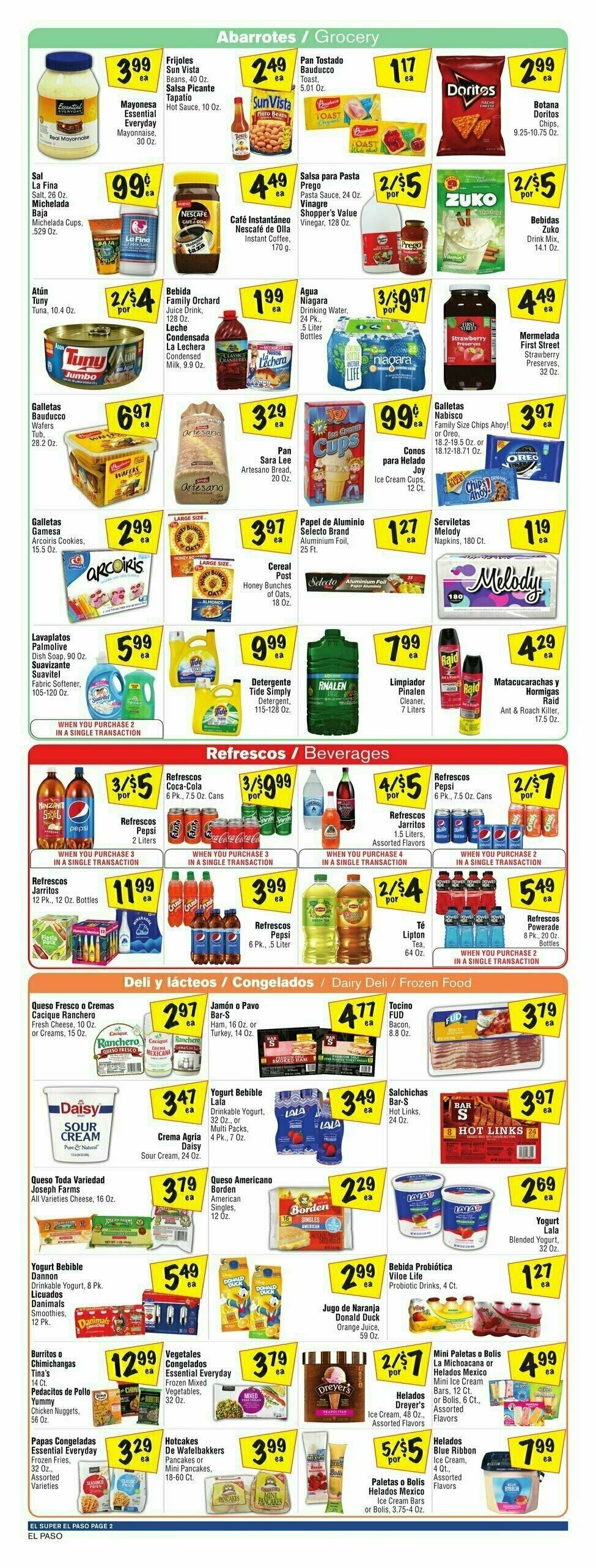 El Super Markets Weekly Ad from October 4