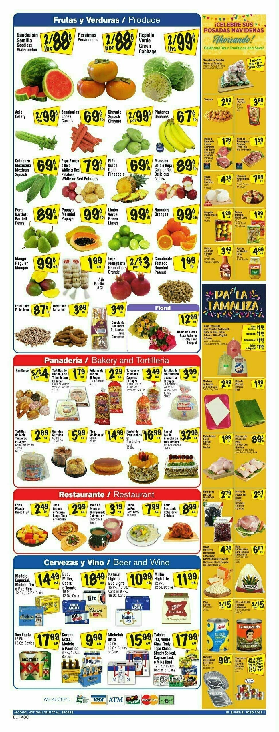 El Super Markets Weekly Ad from November 29