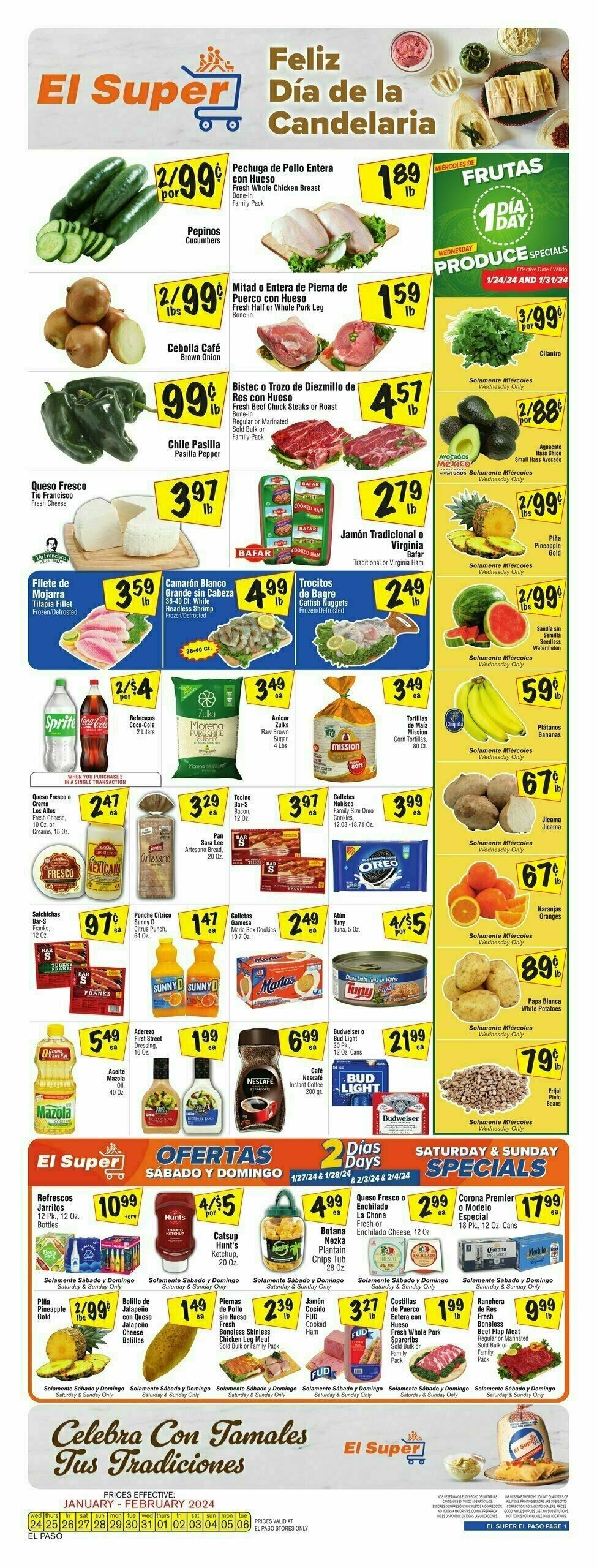 El Super Markets Weekly Ad from January 24