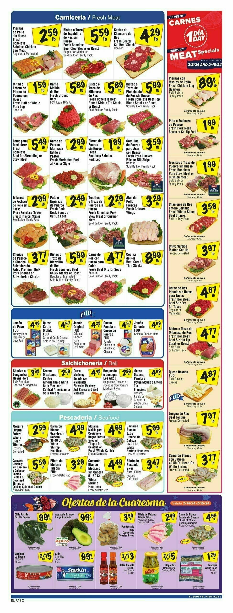 El Super Markets Weekly Ad from February 7