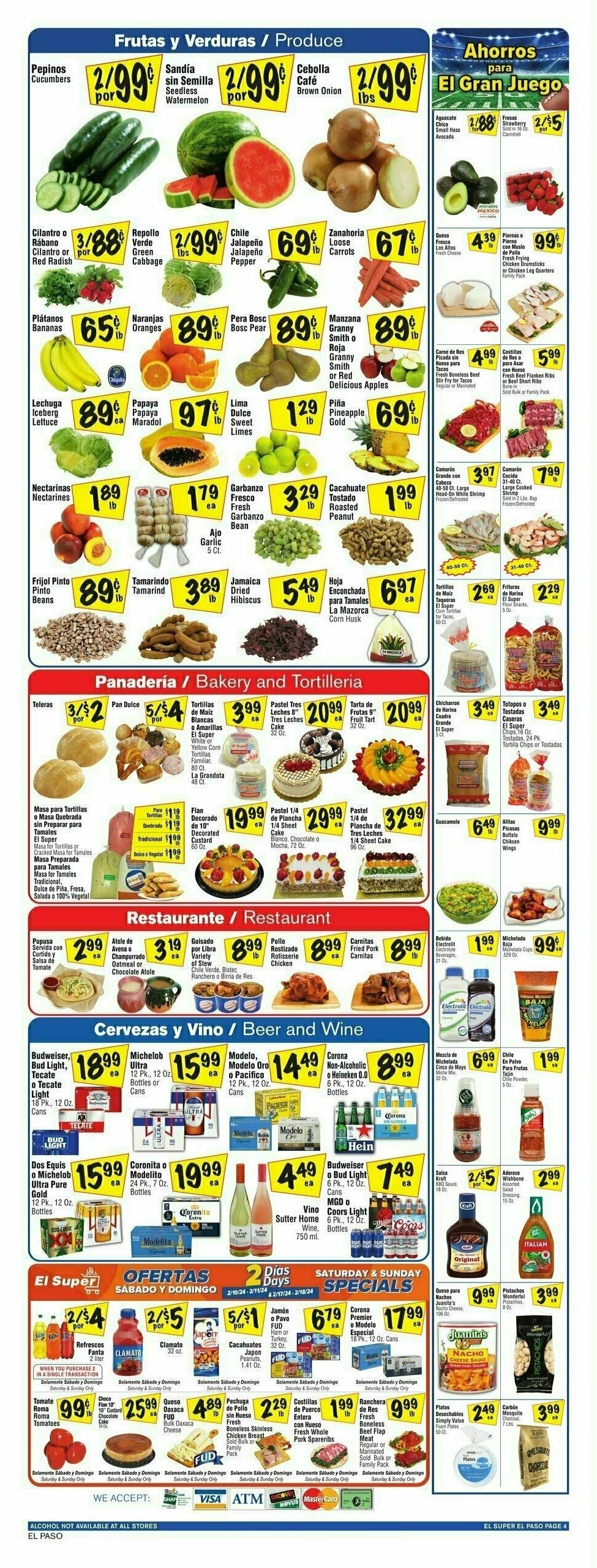 El Super Markets Weekly Ad from February 7