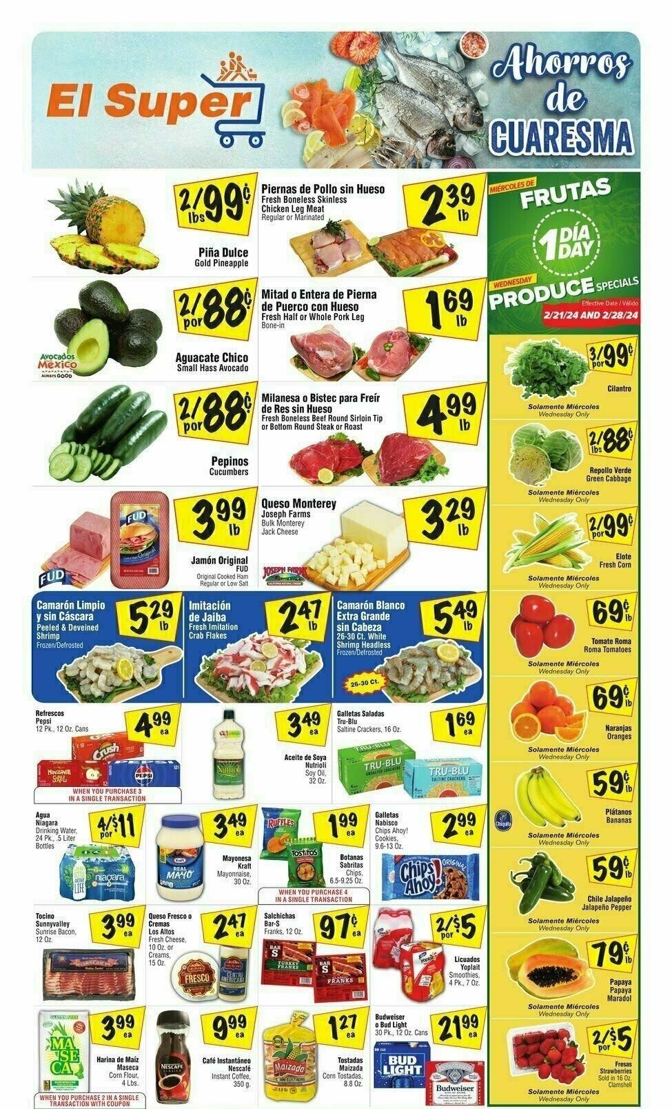 El Super Markets Weekly Ad from February 28
