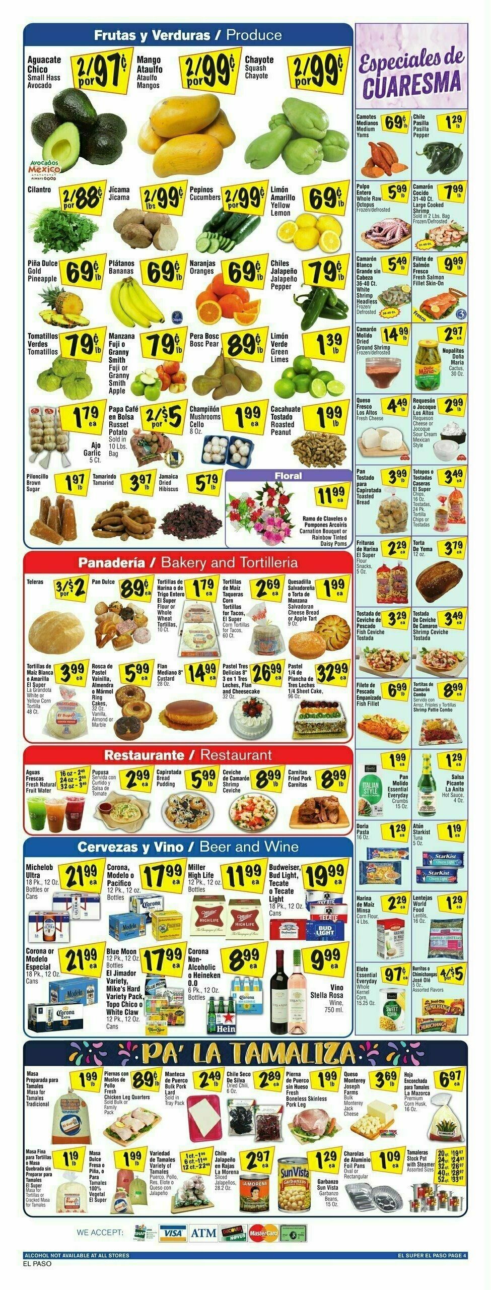 El Super Markets Weekly Ad from March 6