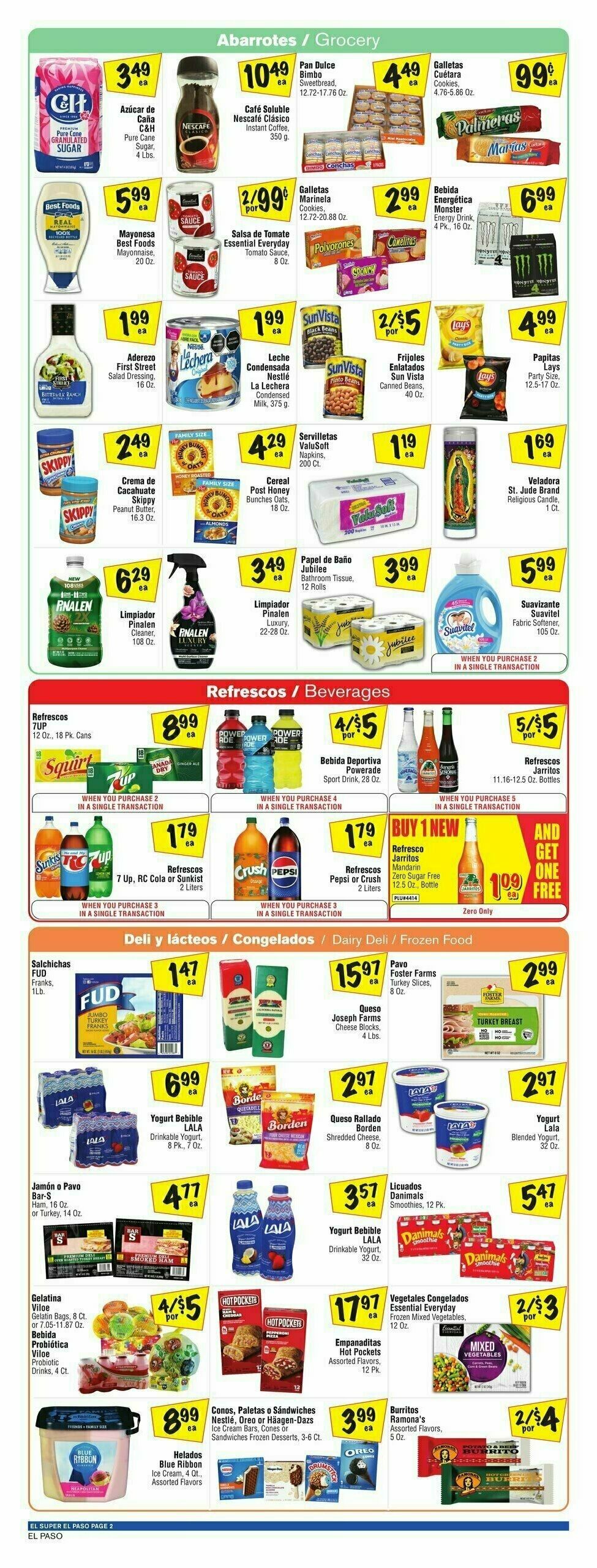 El Super Markets Weekly Ad from January 15