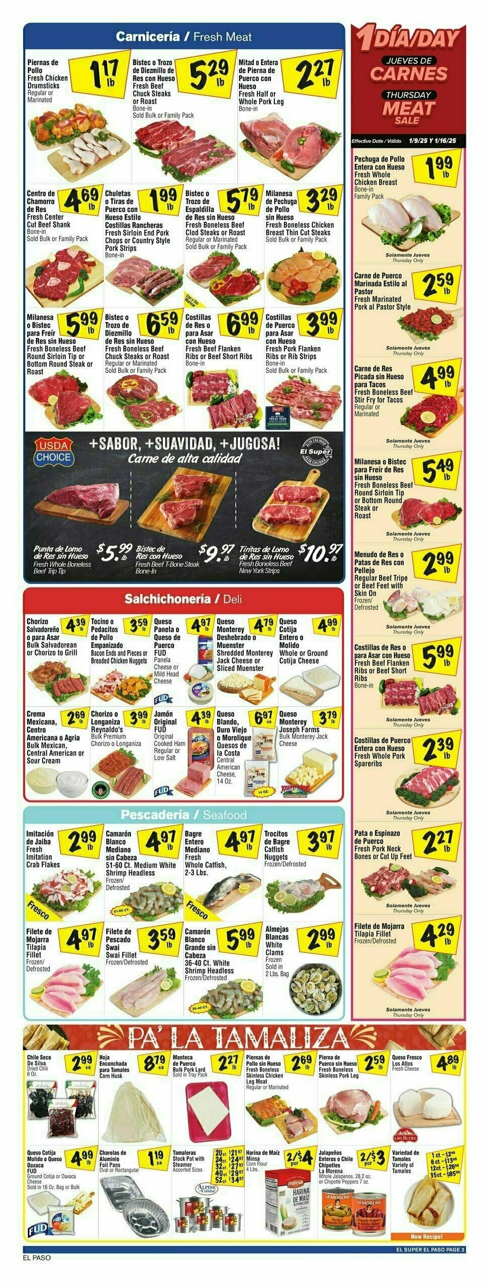 El Super Markets Weekly Ad from January 15