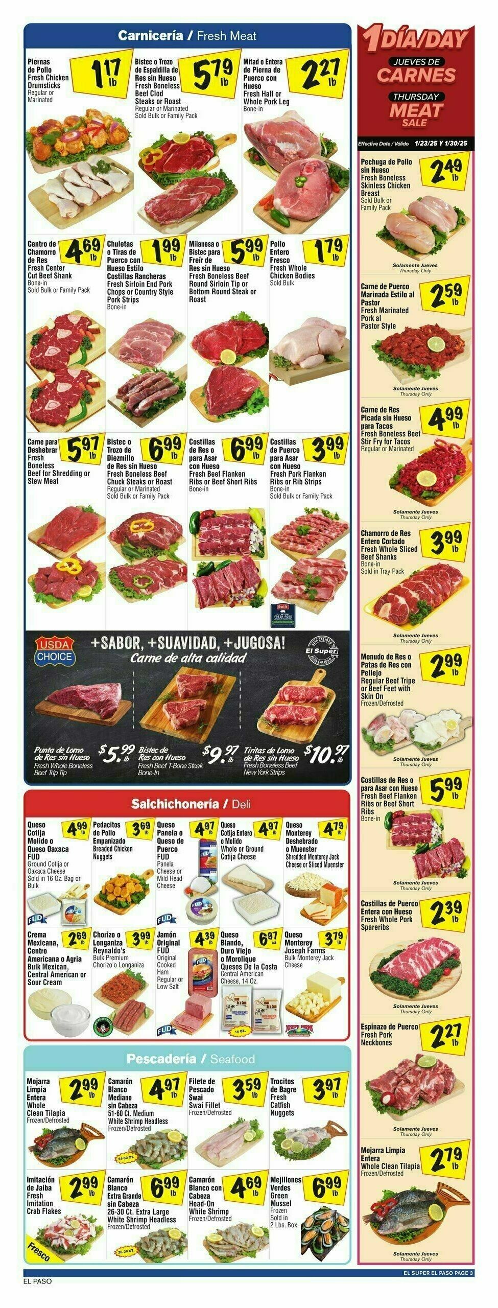 El Super Markets Weekly Ad from January 22