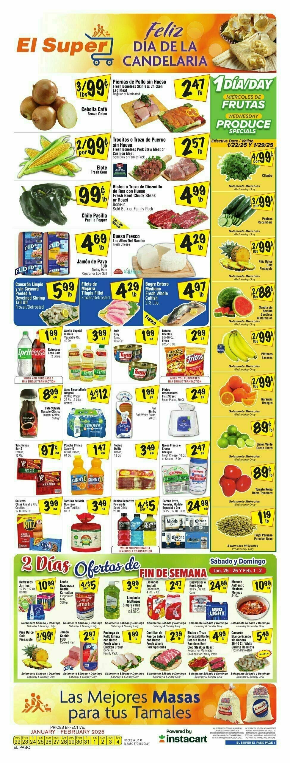 El Super Markets Weekly Ad from January 29