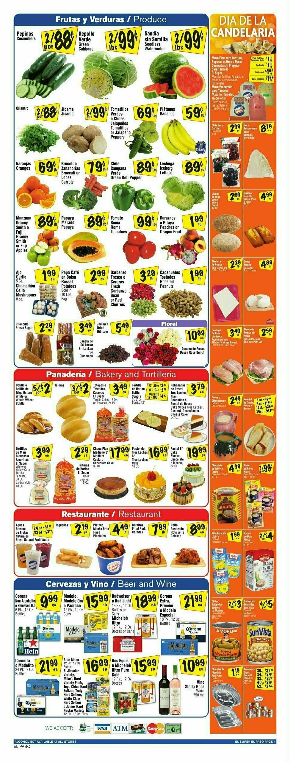 El Super Markets Weekly Ad from January 29