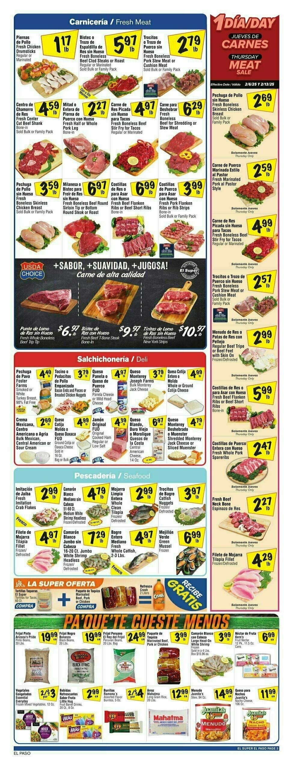 El Super Markets Weekly Ad from February 12