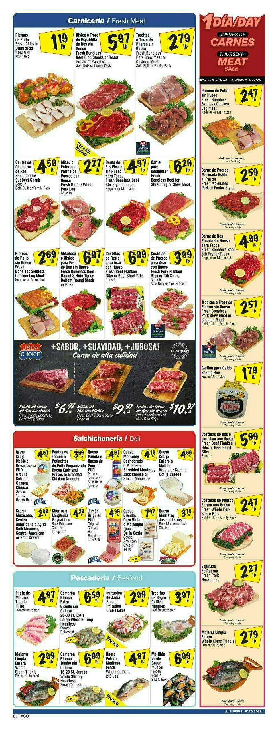 El Super Markets Weekly Ad from February 26
