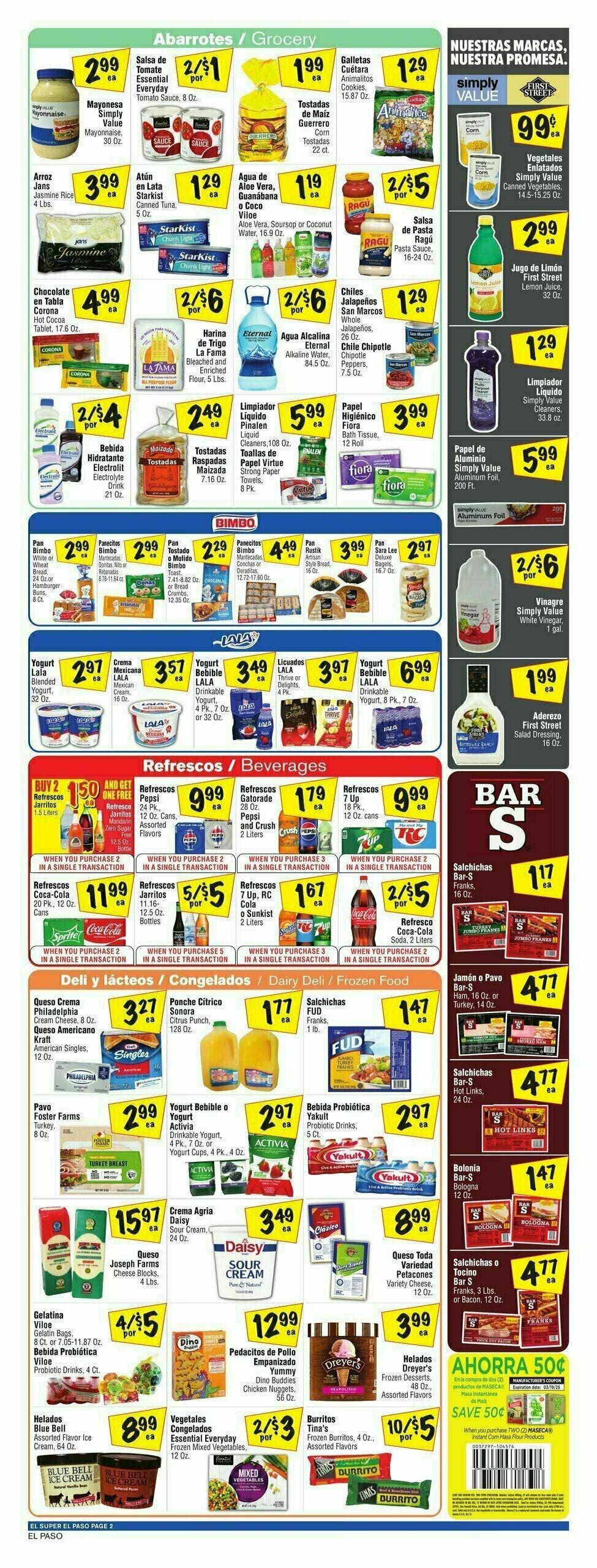 El Super Markets Weekly Ad from March 5