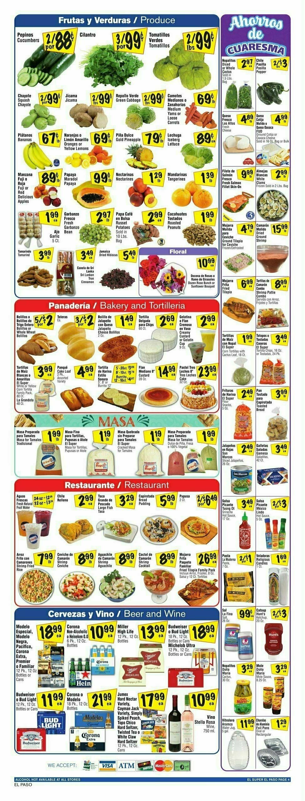 El Super Markets Weekly Ad from March 5