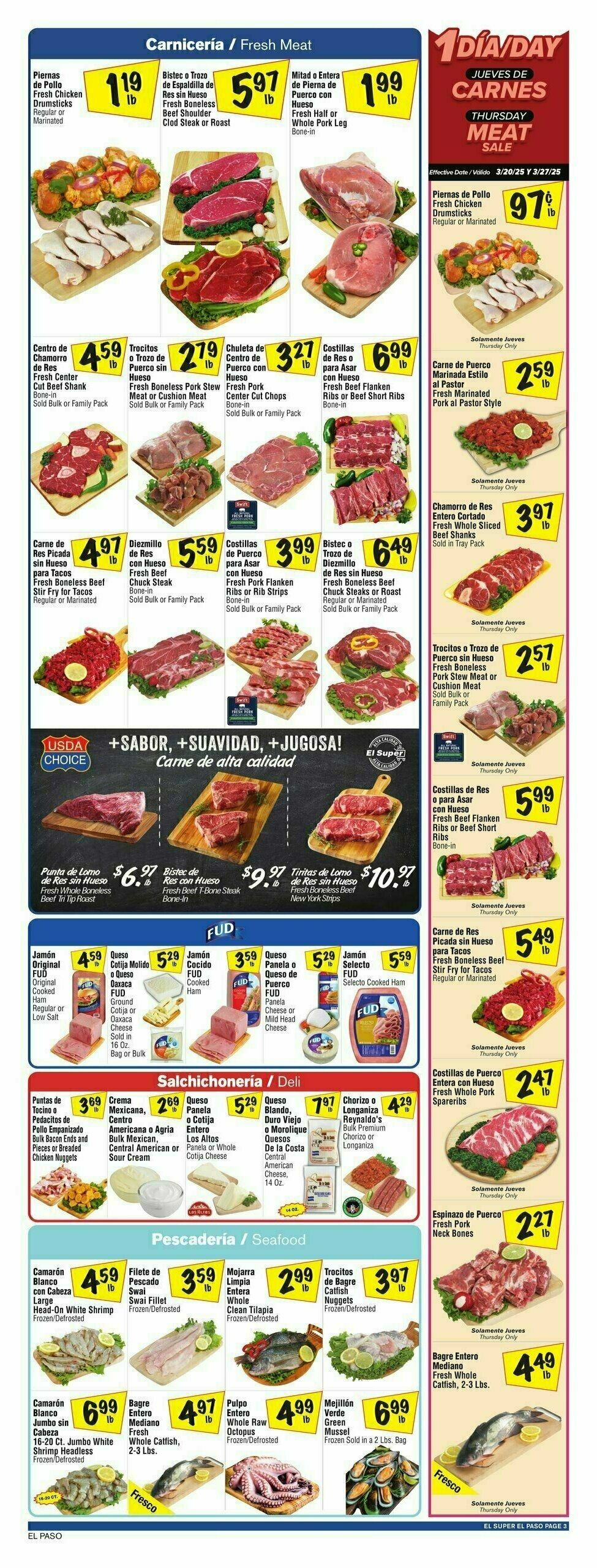 El Super Markets Weekly Ad from March 19
