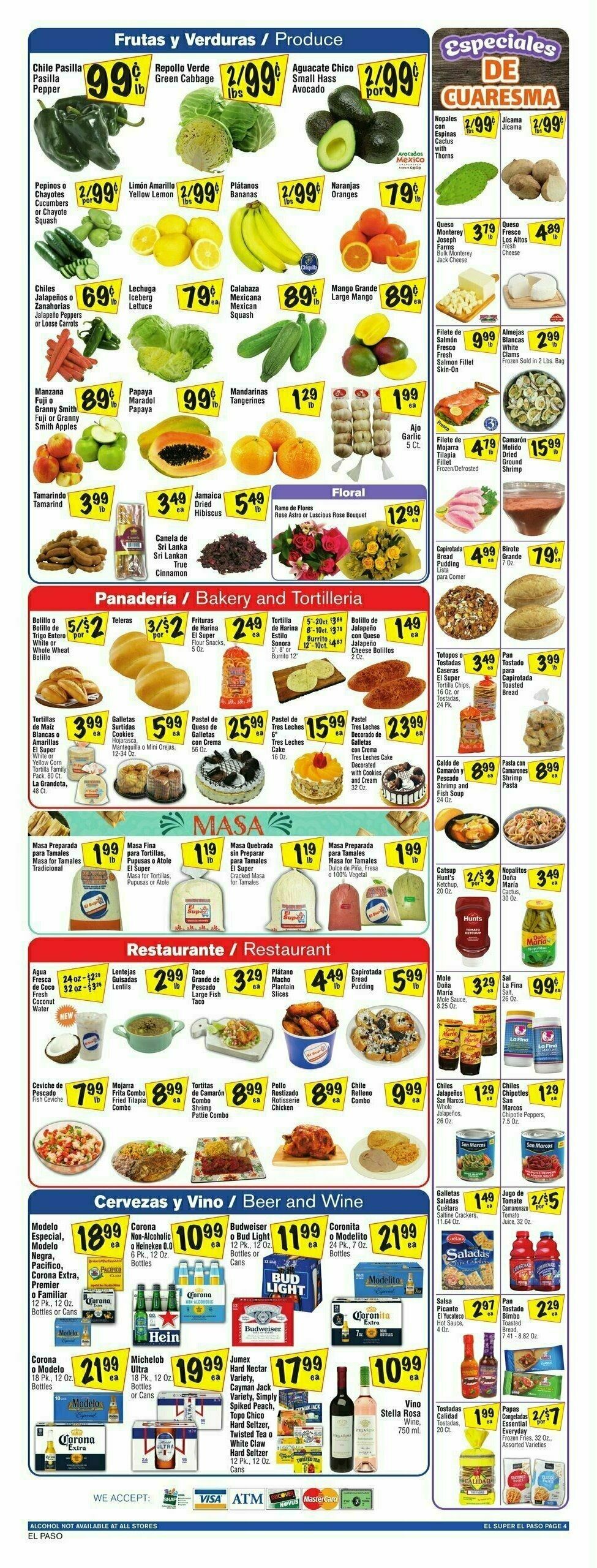 El Super Markets Weekly Ad from March 19
