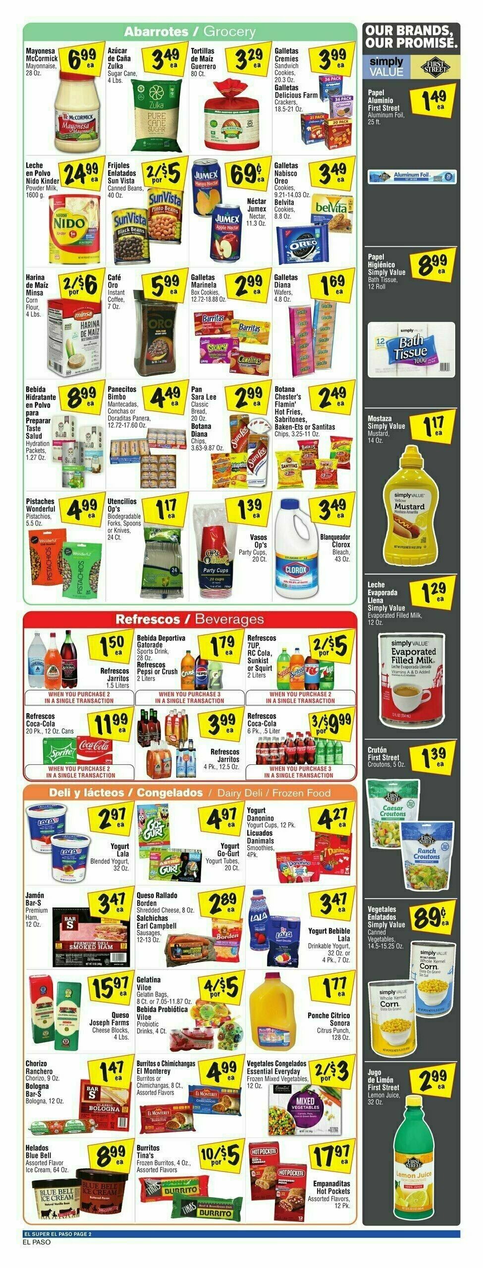 El Super Markets Weekly Ad from March 26