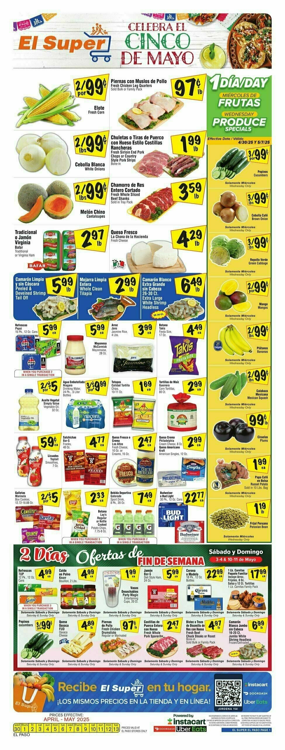 El Super Markets Weekly Ad from May 7
