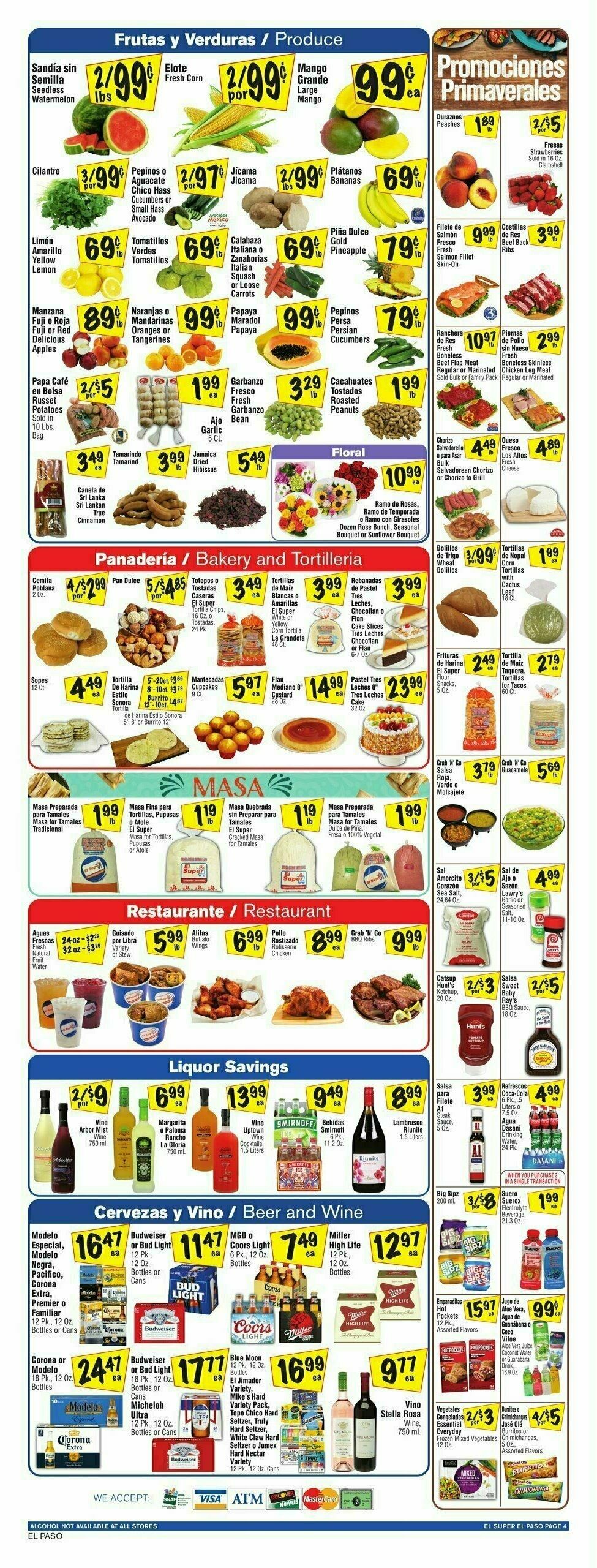 El Super Markets Weekly Ad from June 4