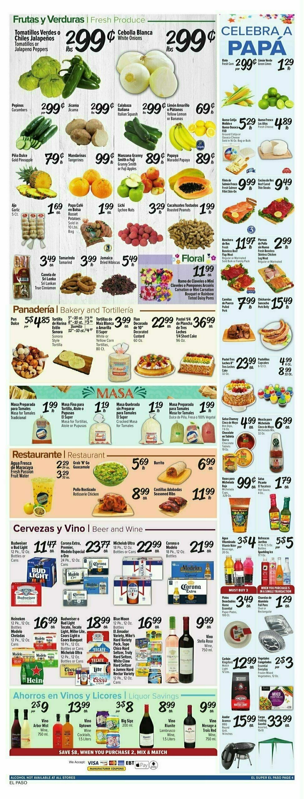 El Super Markets Weekly Ad from June 11