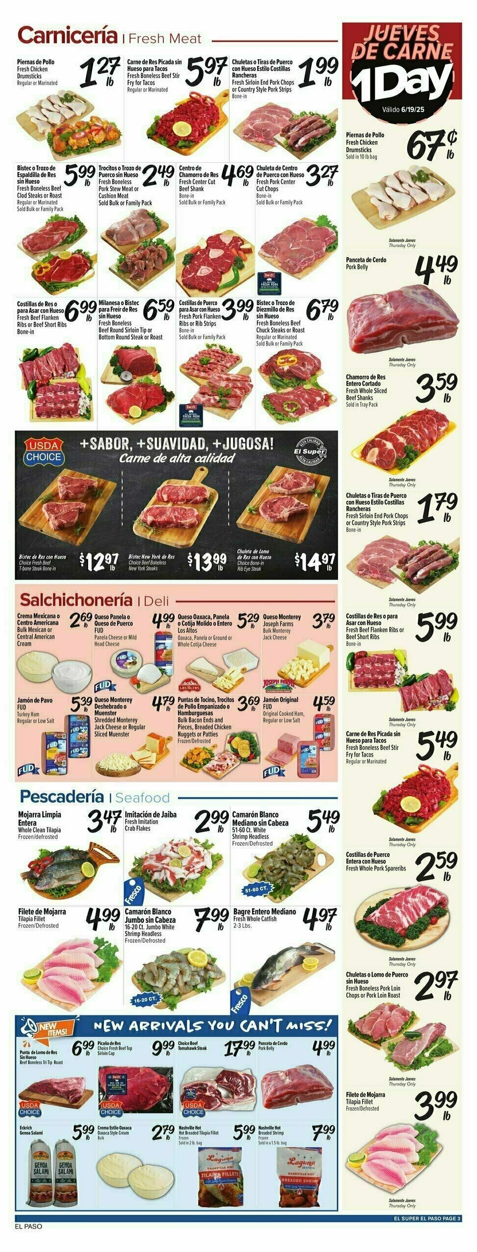 El Super Markets Weekly Ad from June 18