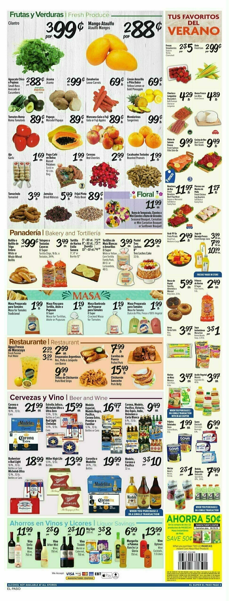 El Super Markets Weekly Ad from June 18