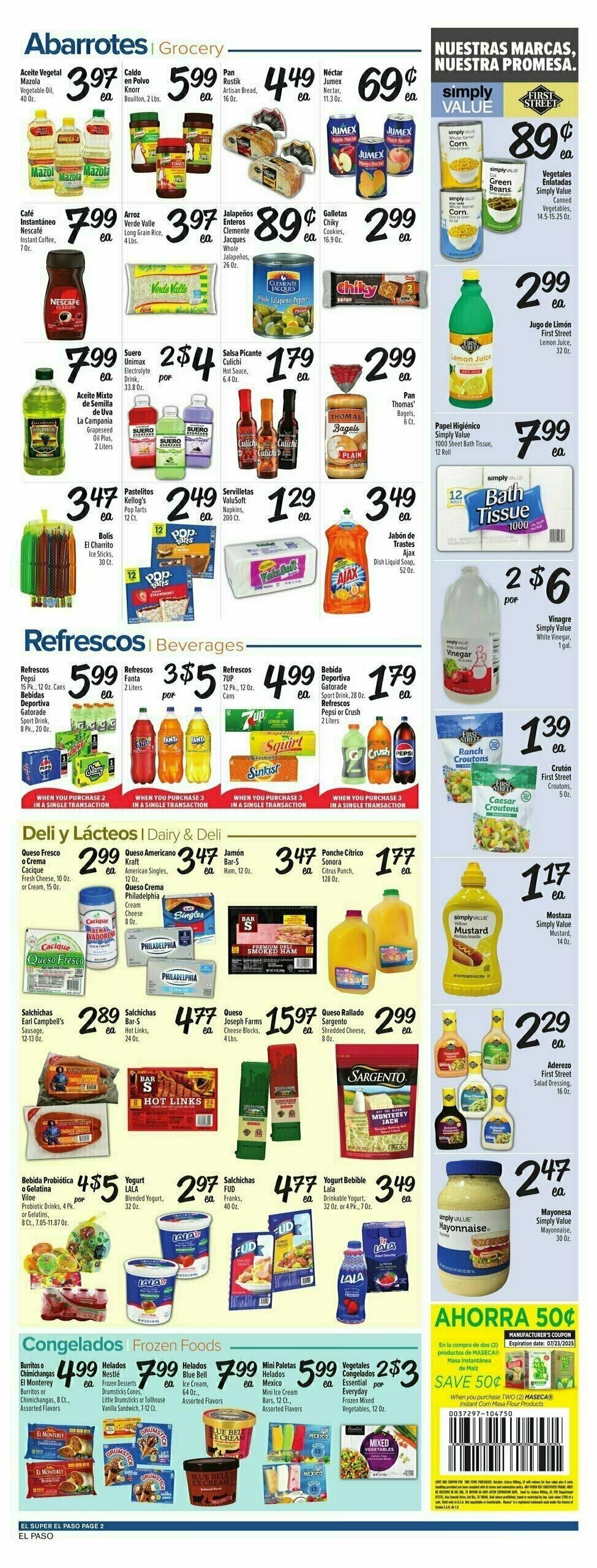 El Super Markets Weekly Ad from June 25