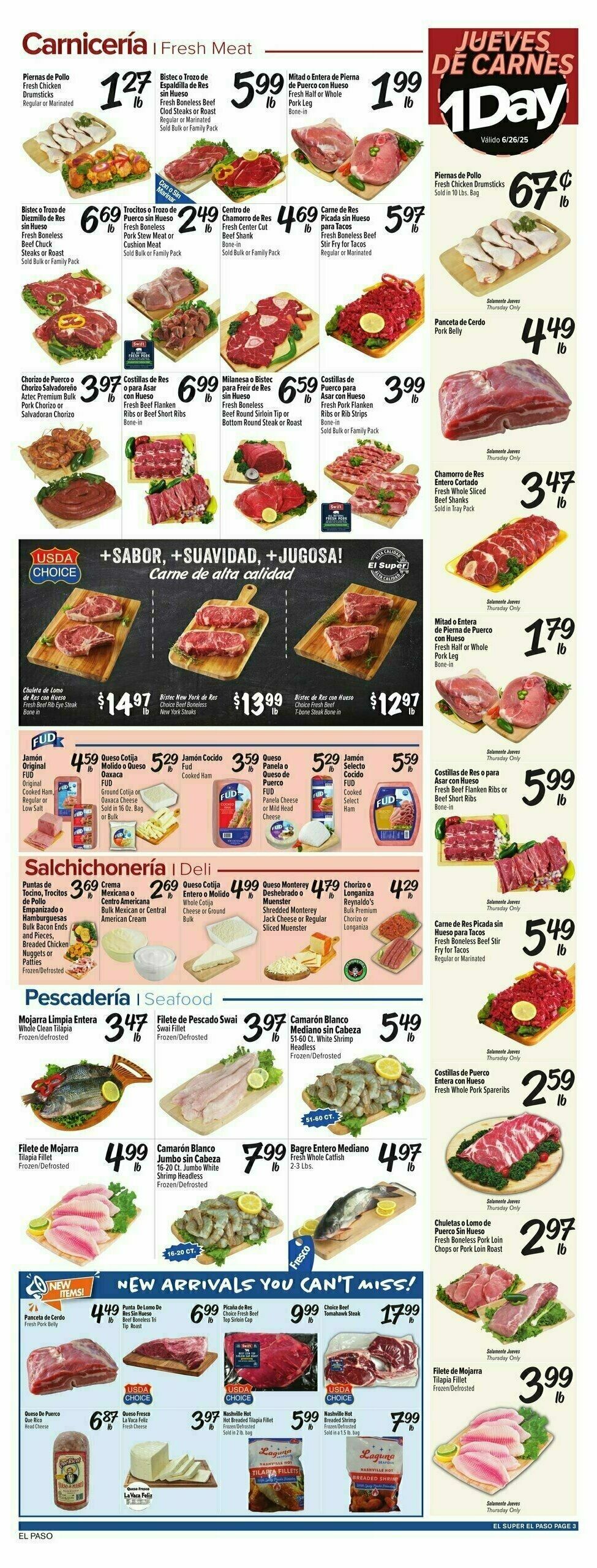El Super Markets Weekly Ad from June 25