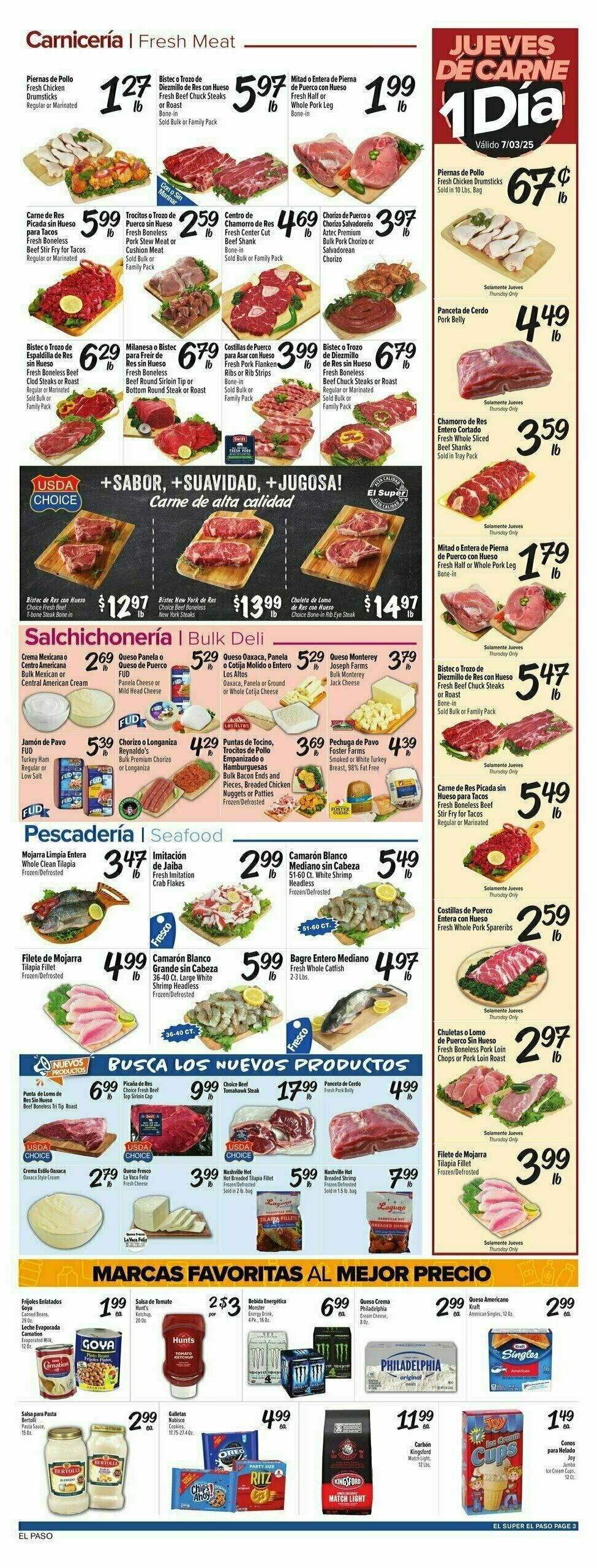 El Super Markets Weekly Ad from July 2