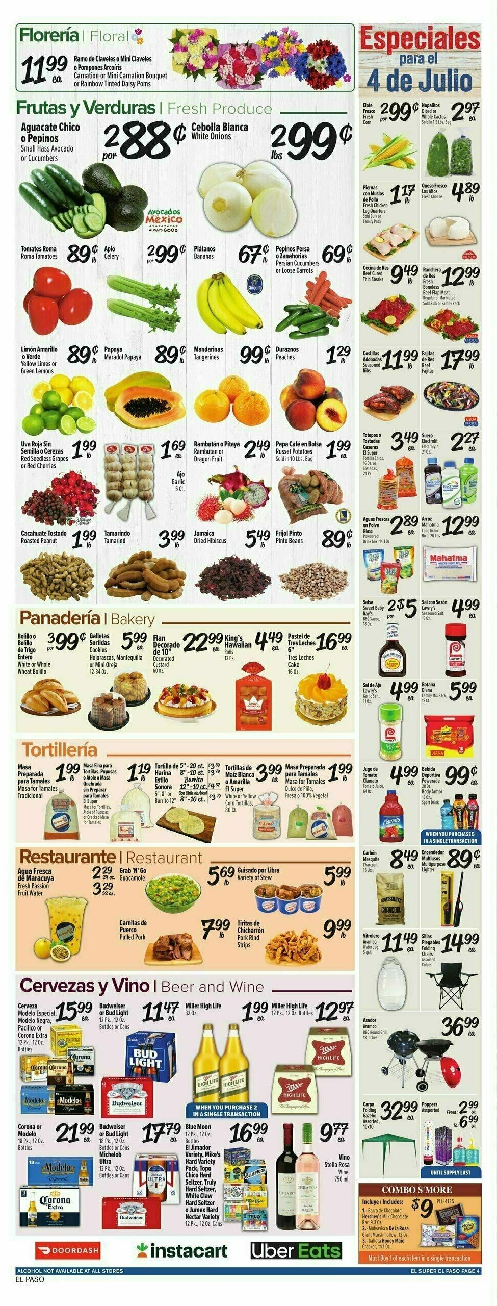 El Super Markets Weekly Ad from July 2