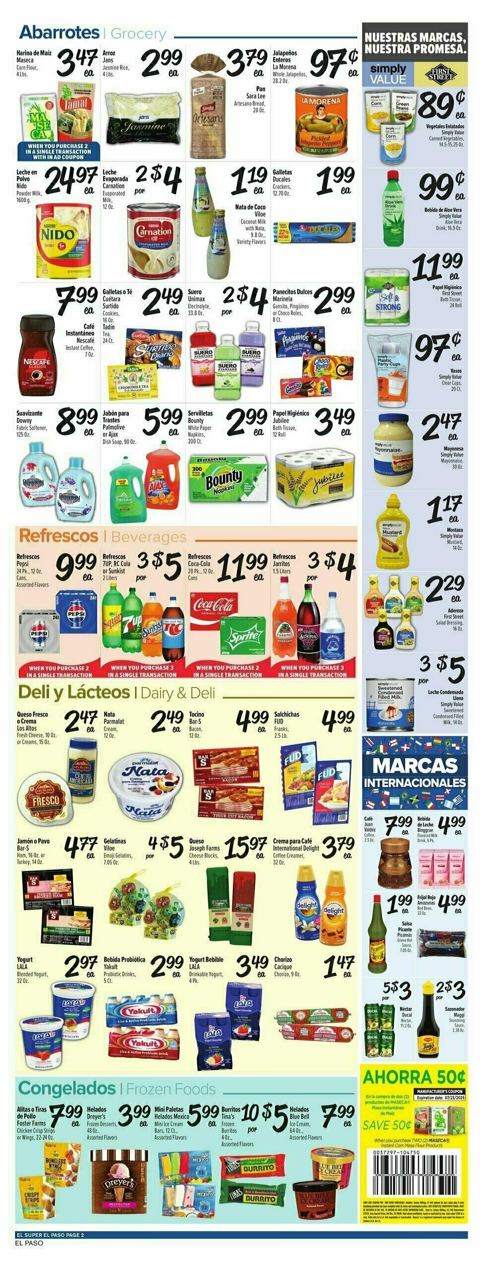 El Super Markets Weekly Ad from July 9