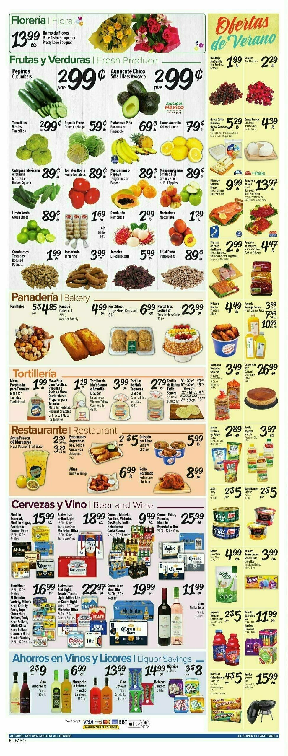 El Super Markets Weekly Ad from July 9