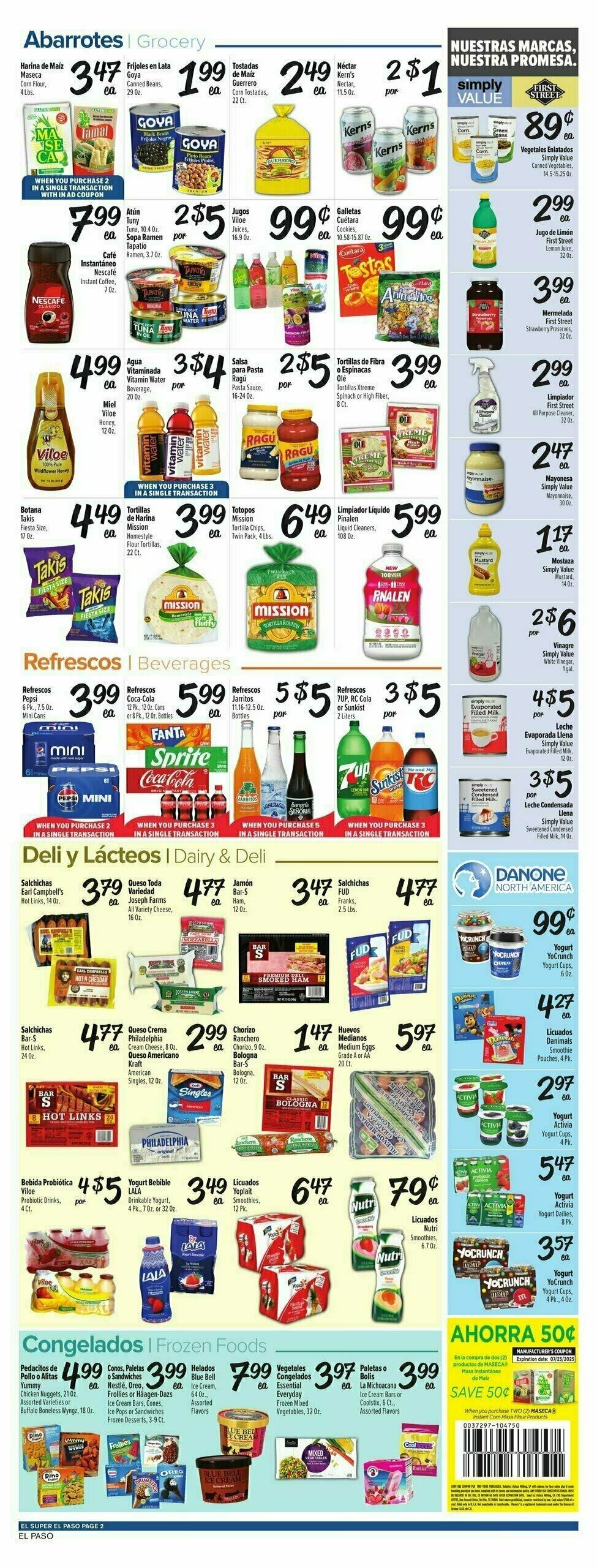El Super Markets Weekly Ad from July 16