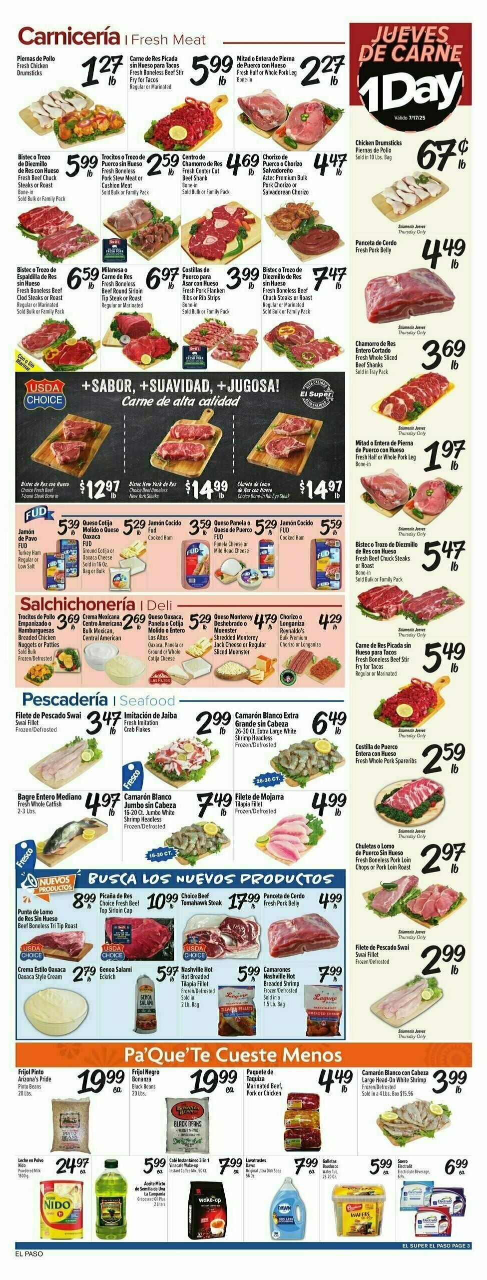 El Super Markets Weekly Ad from July 16