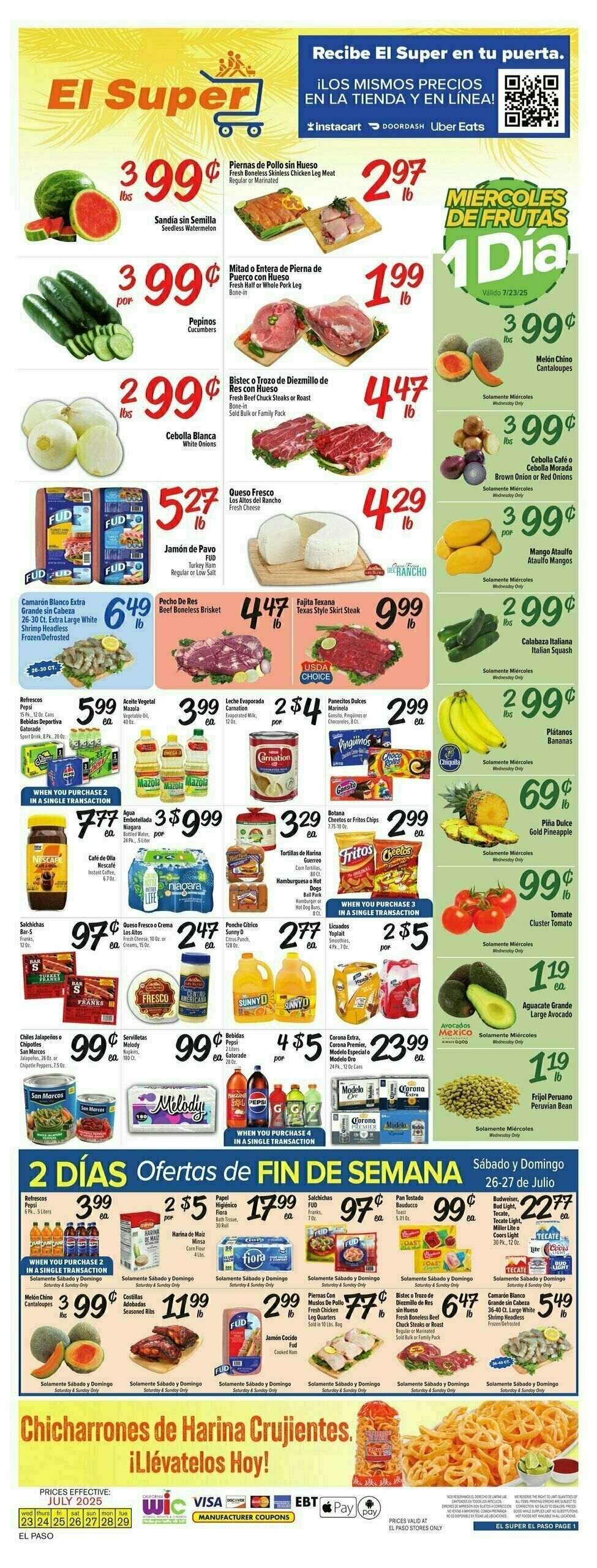 El Super Markets Weekly Ad from July 23