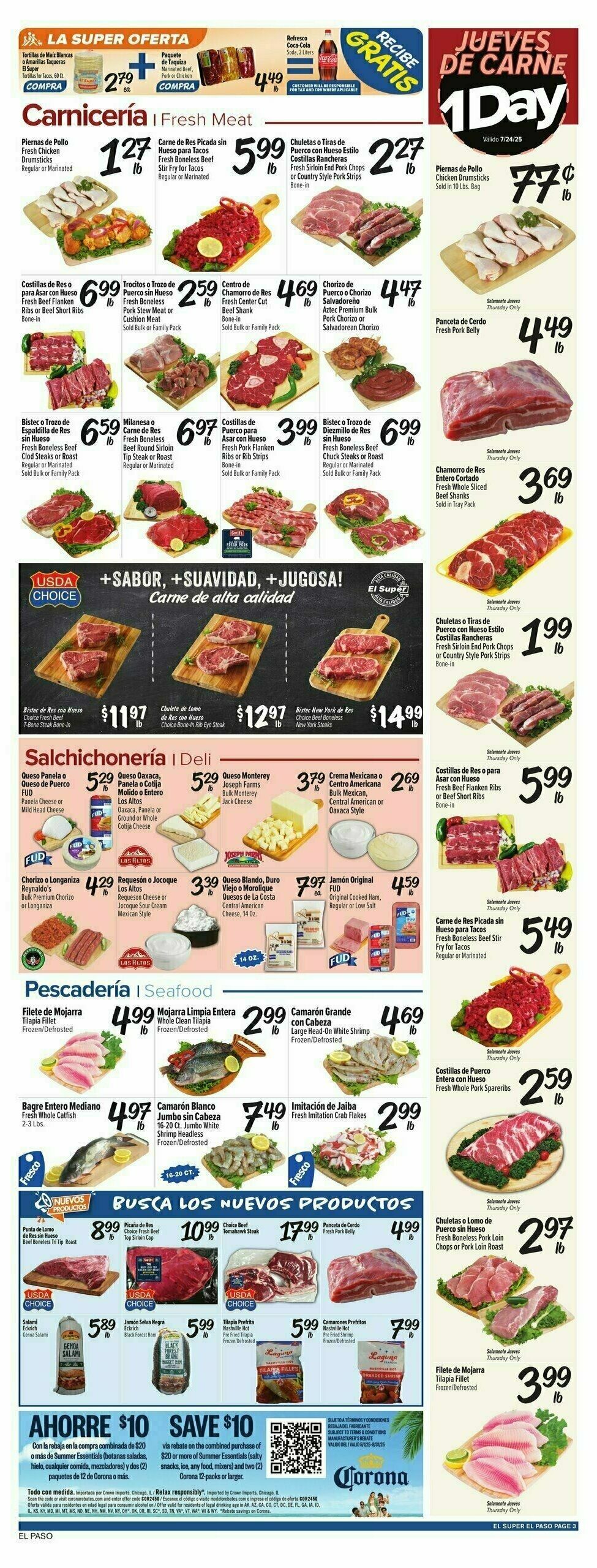 El Super Markets Weekly Ad from July 23