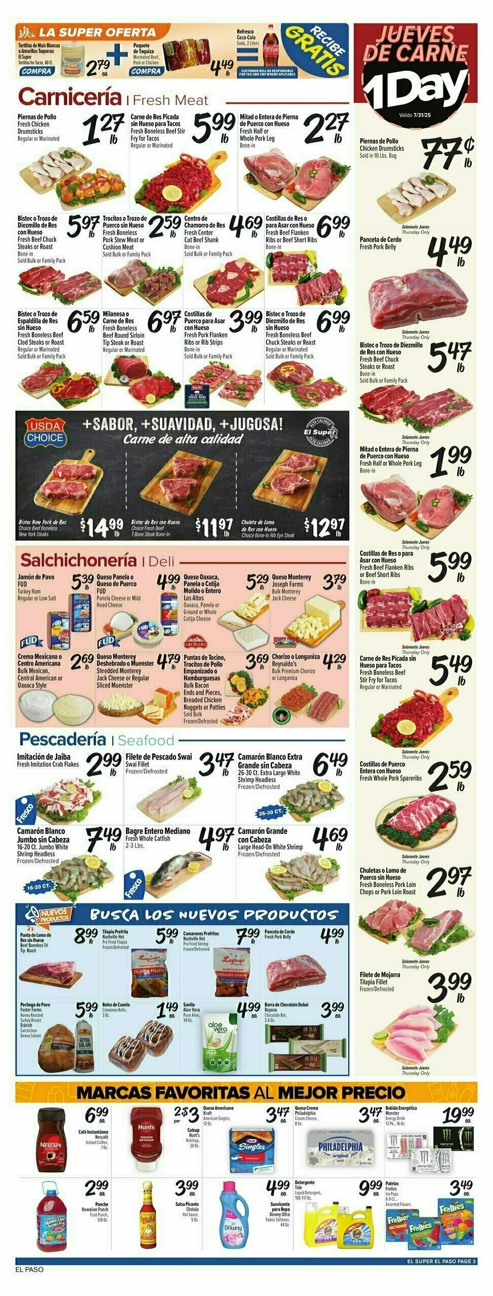 El Super Markets Weekly Ad from July 30