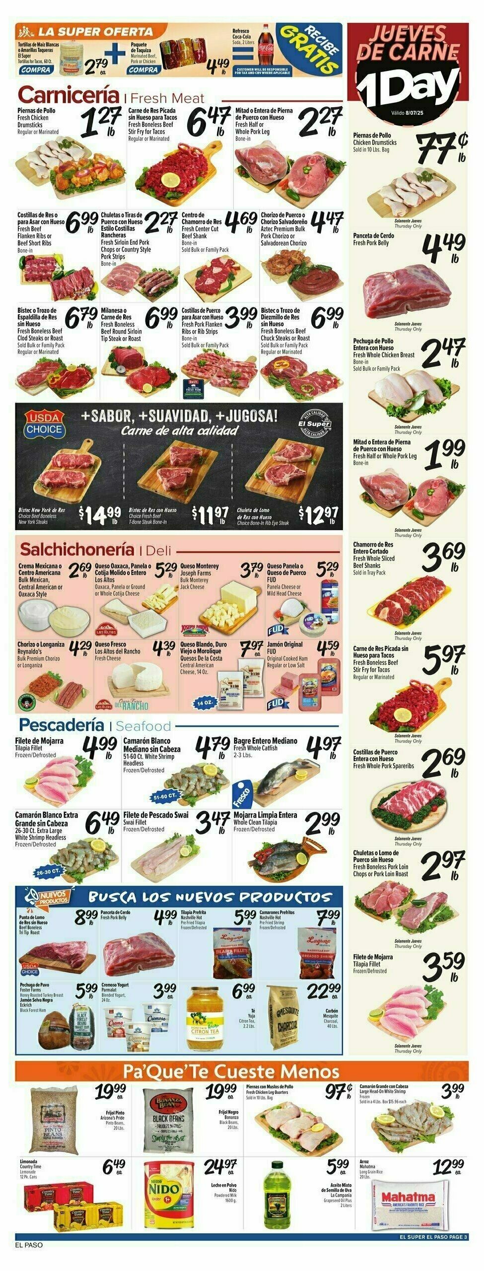 El Super Markets Weekly Ad from August 6
