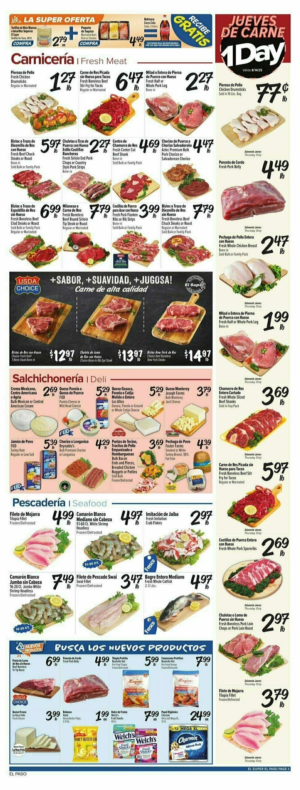 El Super Markets Weekly Ad from August 13
