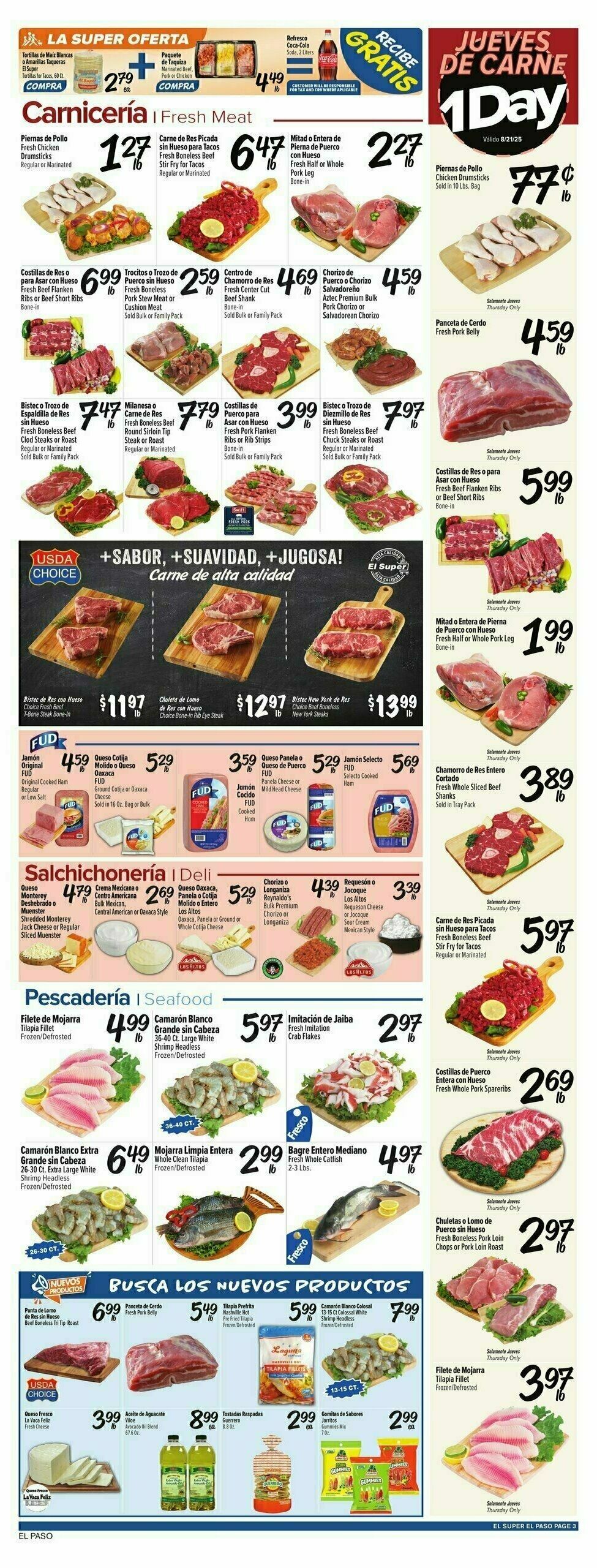 El Super Markets Weekly Ad from August 20