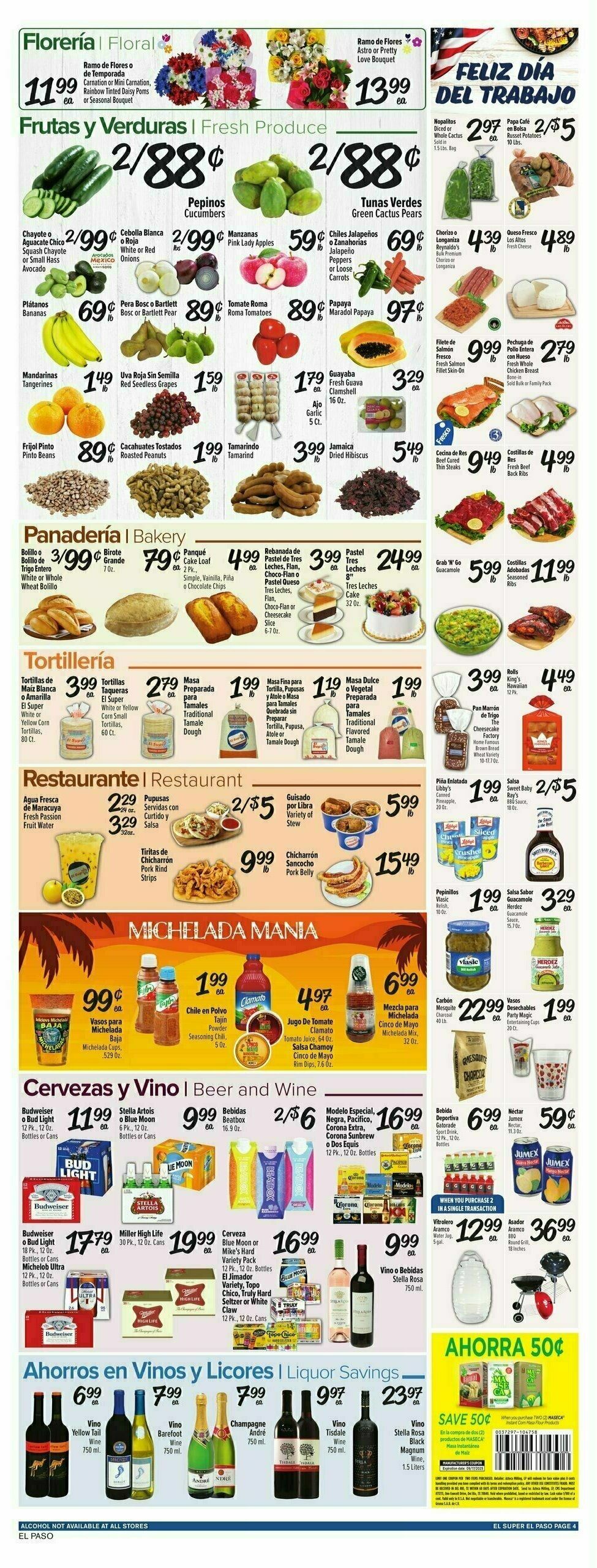 El Super Markets Weekly Ad from August 27