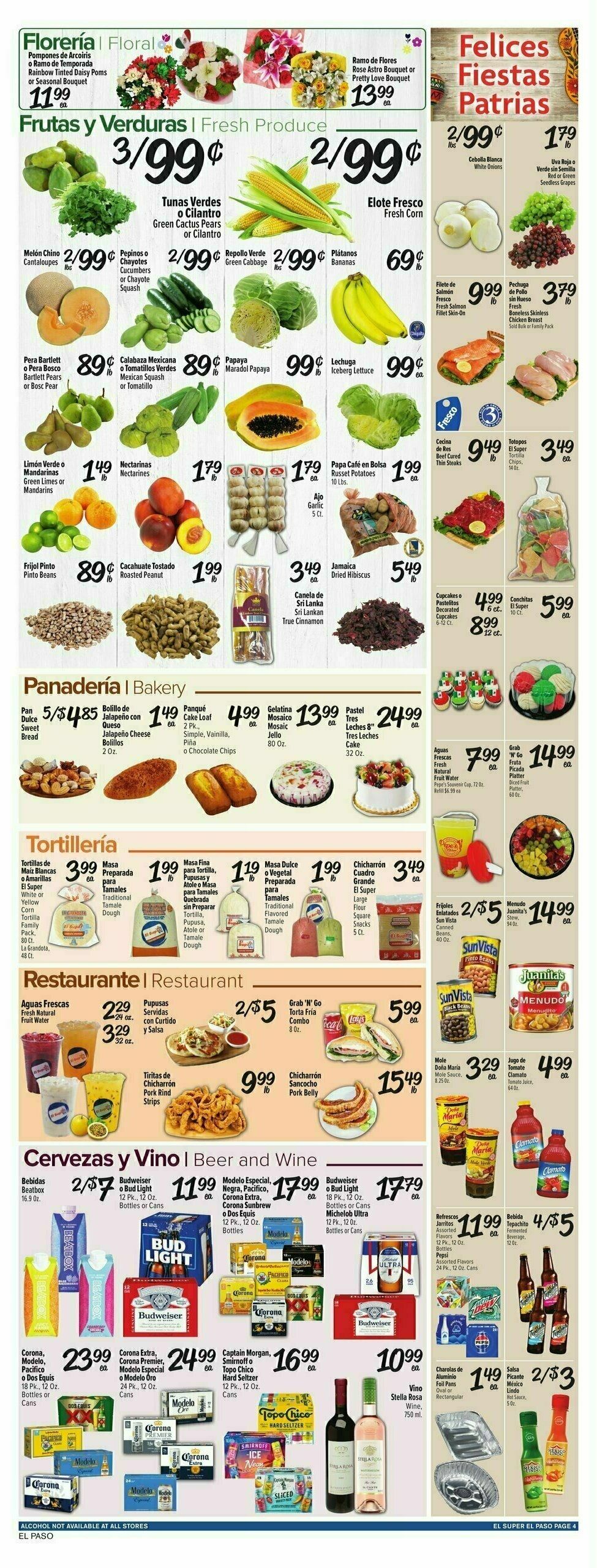 El Super Markets Weekly Ad from September 10