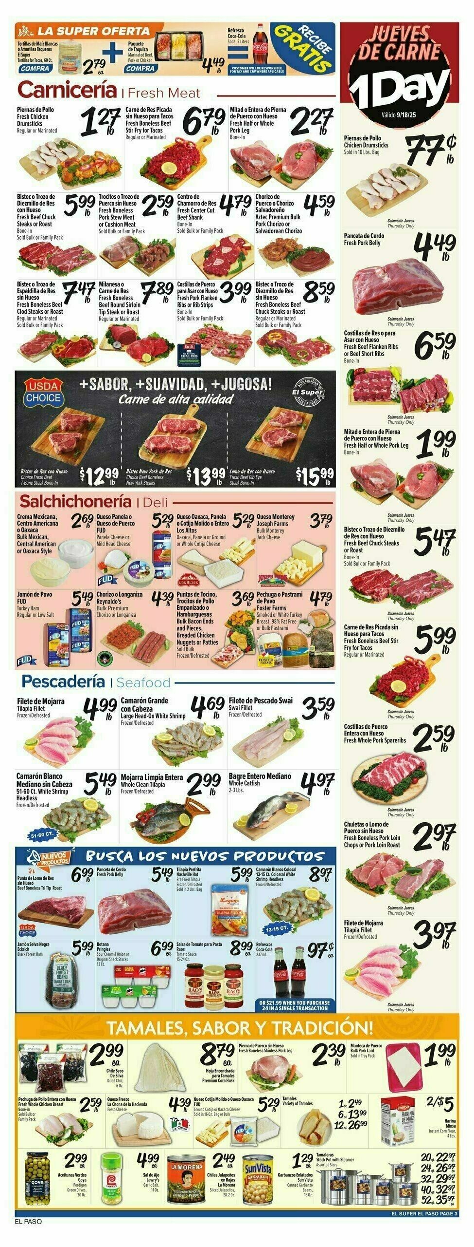 El Super Markets Weekly Ad from September 17